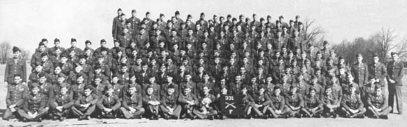 Photo of F Company at Camp Breckenridge, KY.